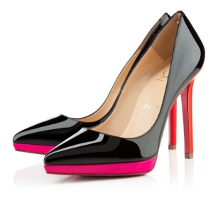 Sapato Christian Louboutin Pigalle Plato meia pata 12cm.