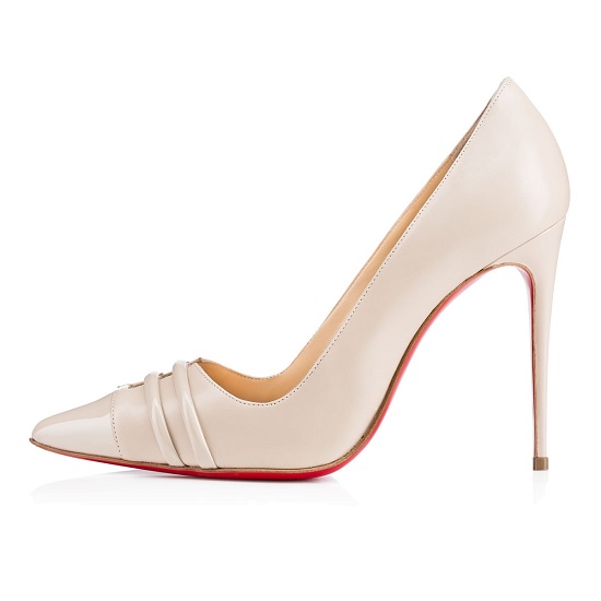 Sapato Christian Louboutin front double 10cm. - Imagem 5
