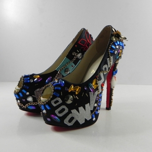 Sapato Salto Alto Couro Christian Louboutin