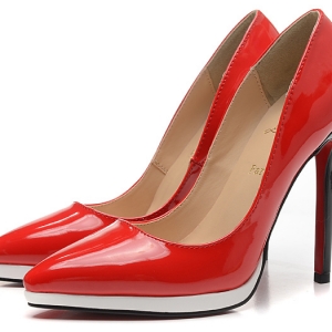 Sapato Scarpin meia pata Christian Louboutin 12cm.