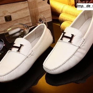 Sapato de Couro Branco Hermes