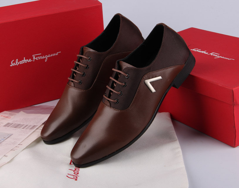 Sapato de Couro Salvatore Ferragamo