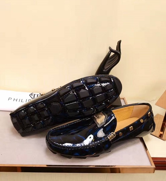 Sapato mocassim em couro Philipp Plein