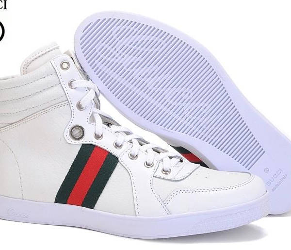 Tênis Bota de Couro Gucci - Grandes Grifes