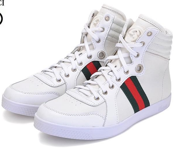 Tênis Bota de Couro Gucci - Grandes Grifes