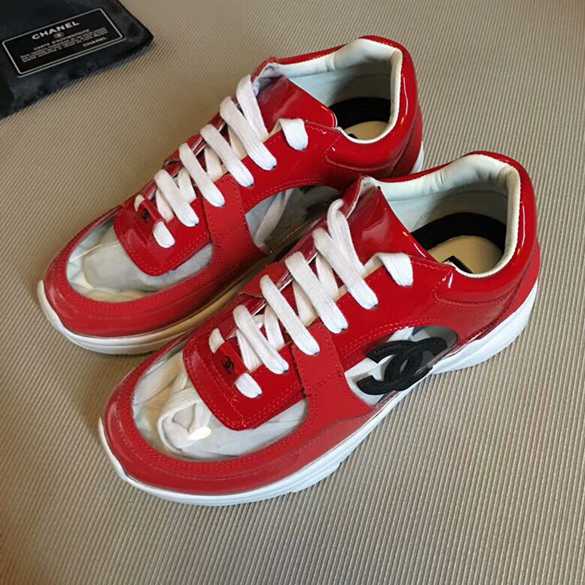 tenis chanel transparente