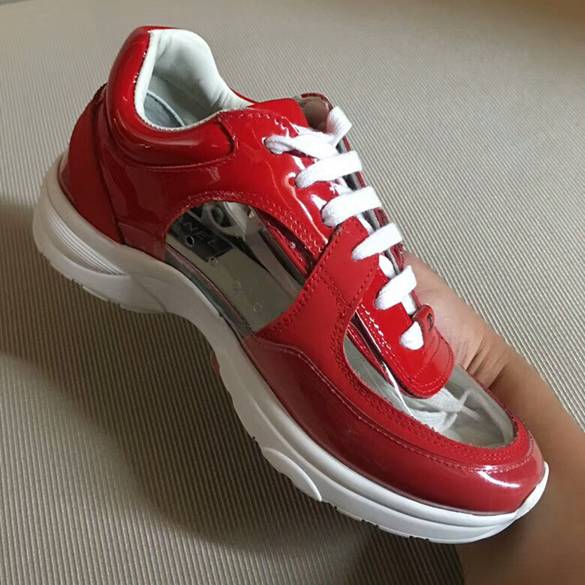 tenis chanel transparente