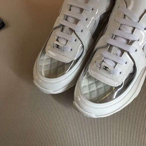 tenis chanel transparente
