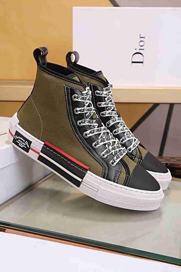 B23 High-Top Sneaker White and Black Dior Oblique Canvas | DIOR