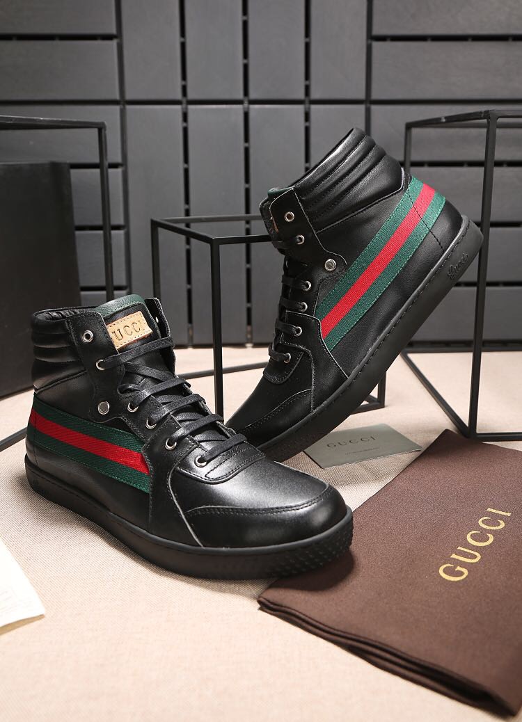 tenis alto gucci