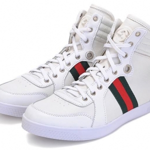 Tênis Bota de Couro Gucci