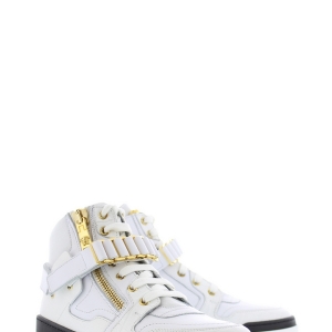 Tênis Branco em Couro Versace