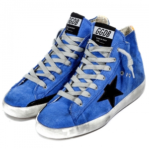 Tênis Cano Alto Azul Golden Goose Deluxe Brand