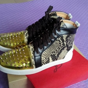 Tênis Cano Alto Christian Louboutin