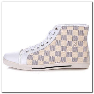 Tênis Cano Alto Couro Louis Vuitton
