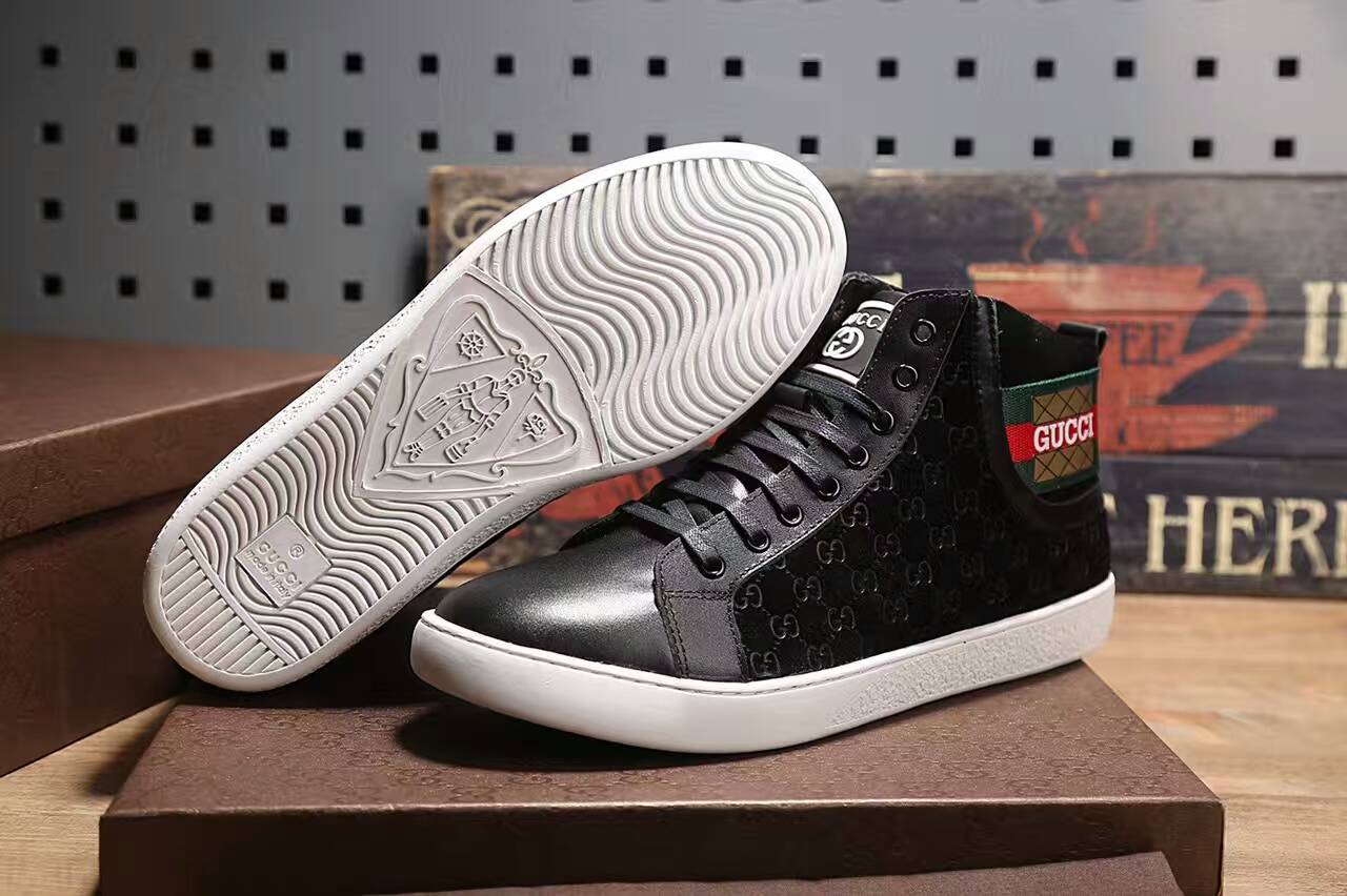 Tênis Cano Alto Gucci