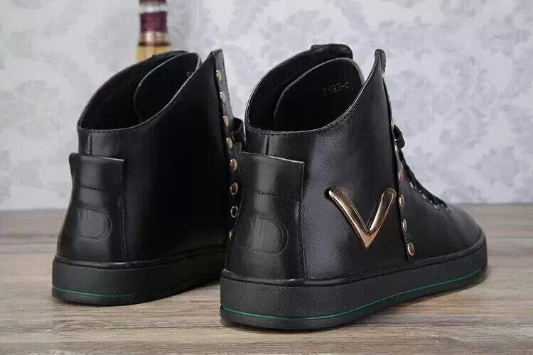 Tênis Couro Cano Alto Christian Dior - Imagem 3