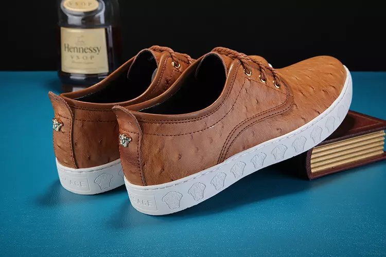 Tênis Couro de Avestruz Versace - Imagem 8