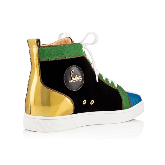 Tênis cano alto em couro Christian Louboutin - Imagem 5