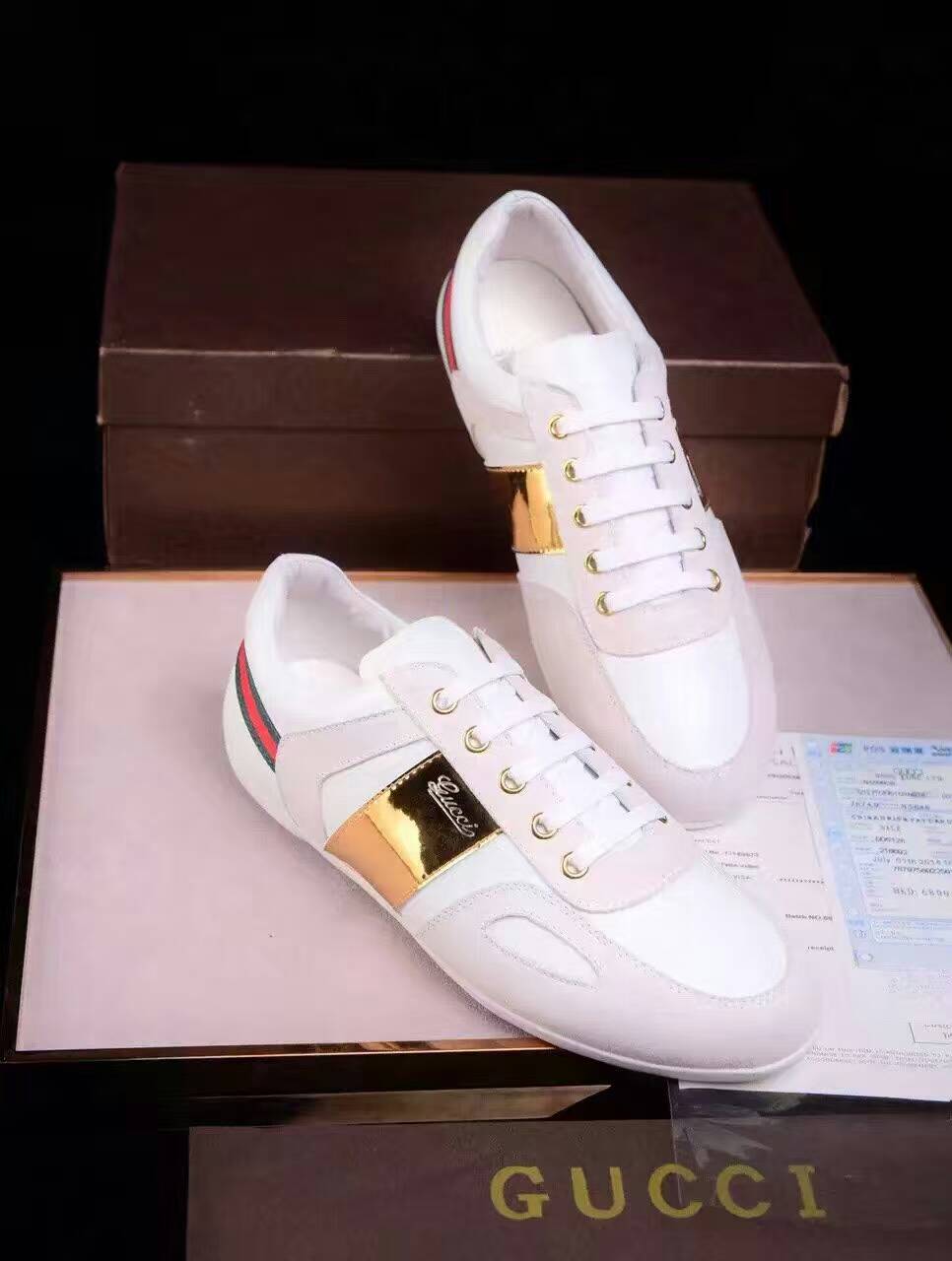 Tênis casual couro Gucci - Imagem 2