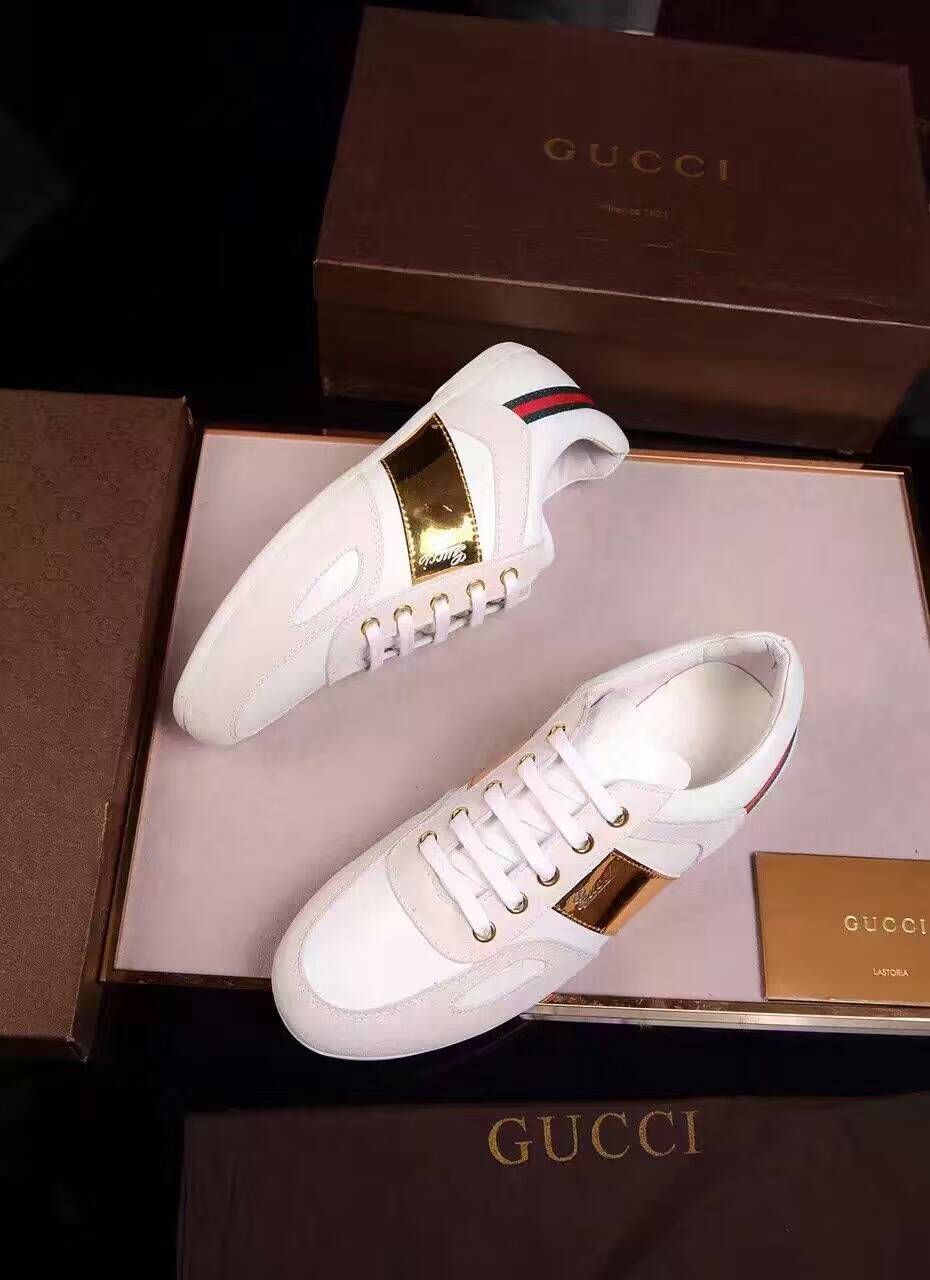 Tênis casual couro Gucci - Imagem 3