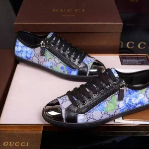 Tênis casual de couro Gucci