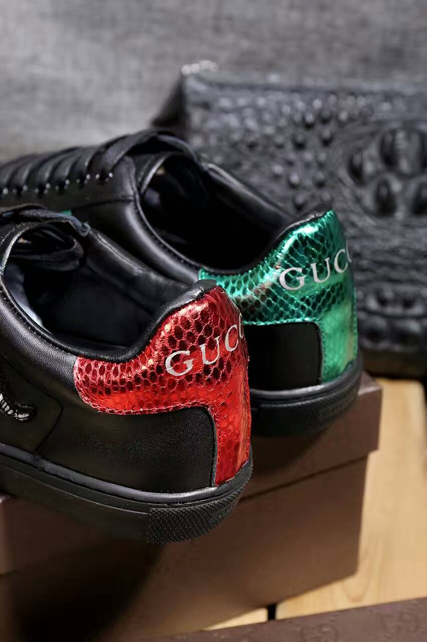 Tênis casual de couro Gucci - Imagem 3
