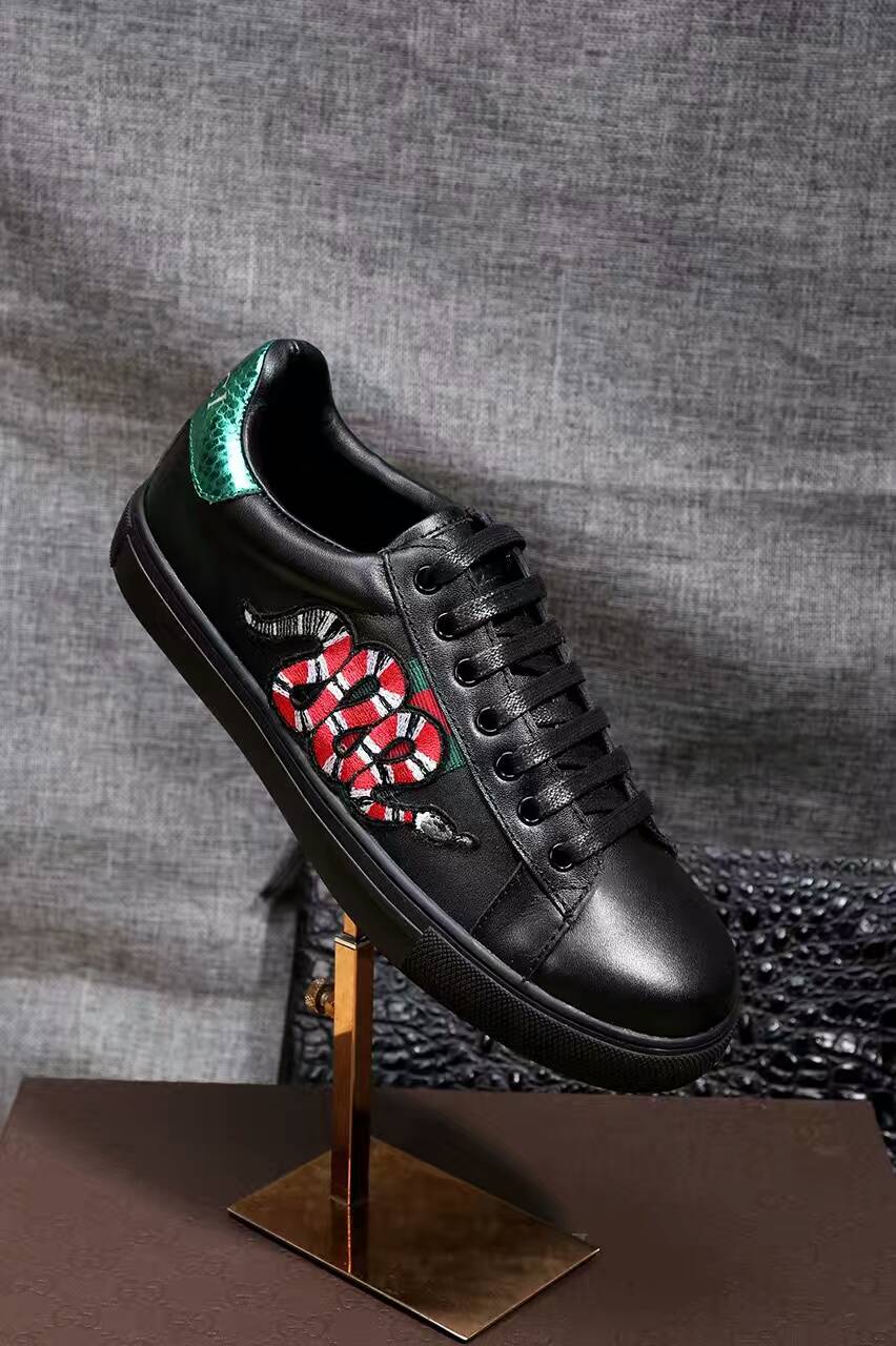 Tênis casual de couro Gucci - Imagem 4