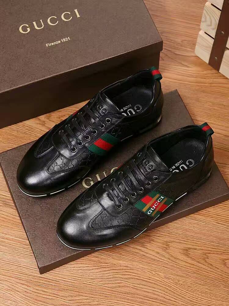 Tênis casual de couro Gucci - Imagem 5