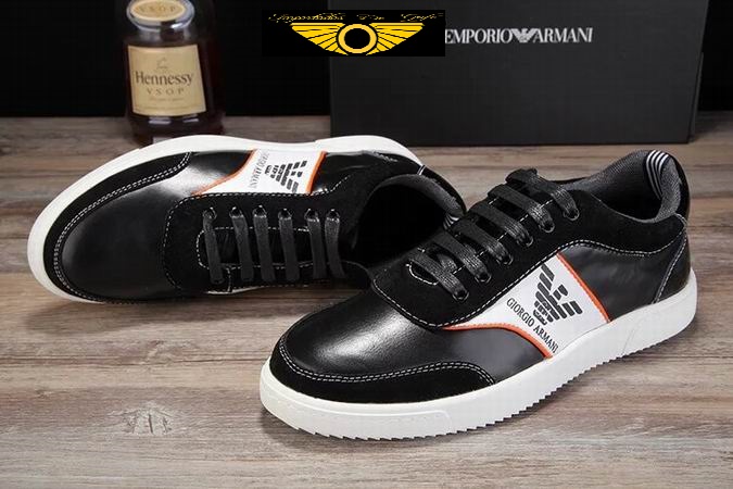 Tênis de Couro Giorgio Armani - Imagem 3