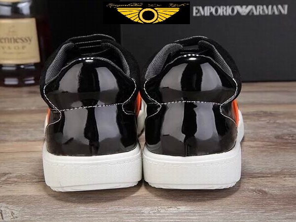 Tênis de Couro Giorgio Armani - Grandes Grifes