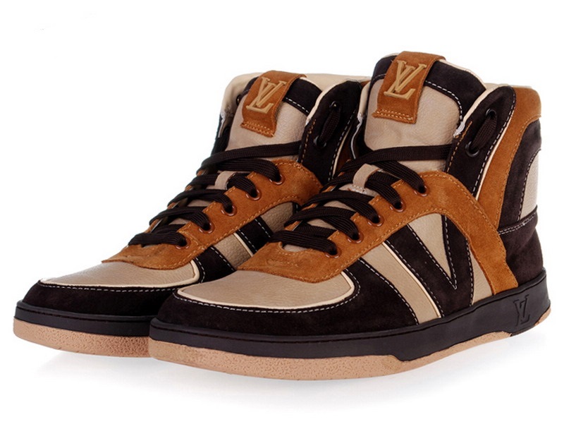 Tênis de Couro Louis Vuitton