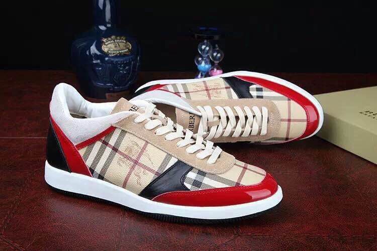 Tênis de Couro e Lona Burberry - Imagem 4