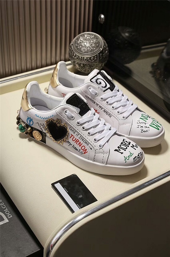 Tênis de couro D&G, Dolce&Gabbana - Imagem 7