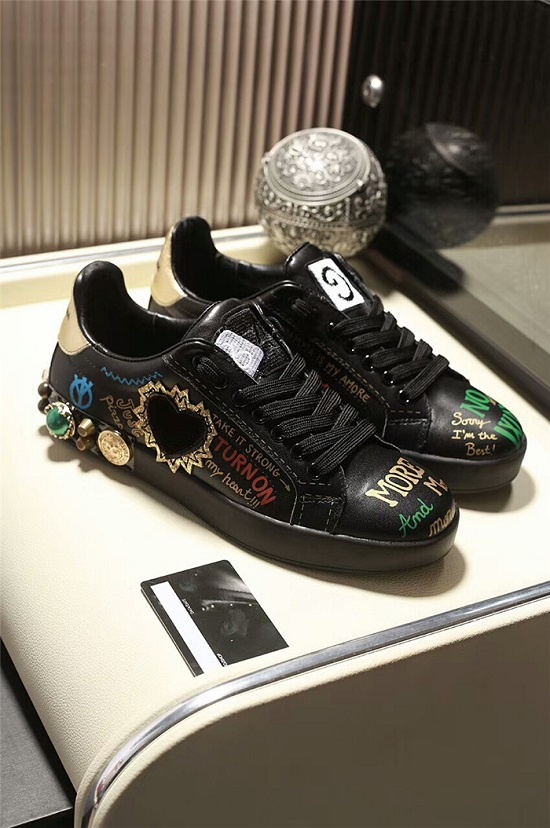 Tênis de couro D&G, Dolce&Gabbana - Imagem 5