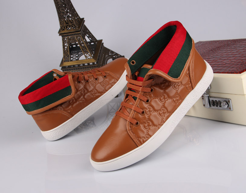 Tênis de couro Gucci - Imagem 5