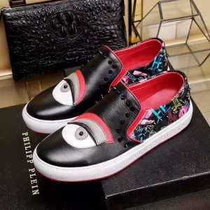 Tênis de couro Philipp Plein