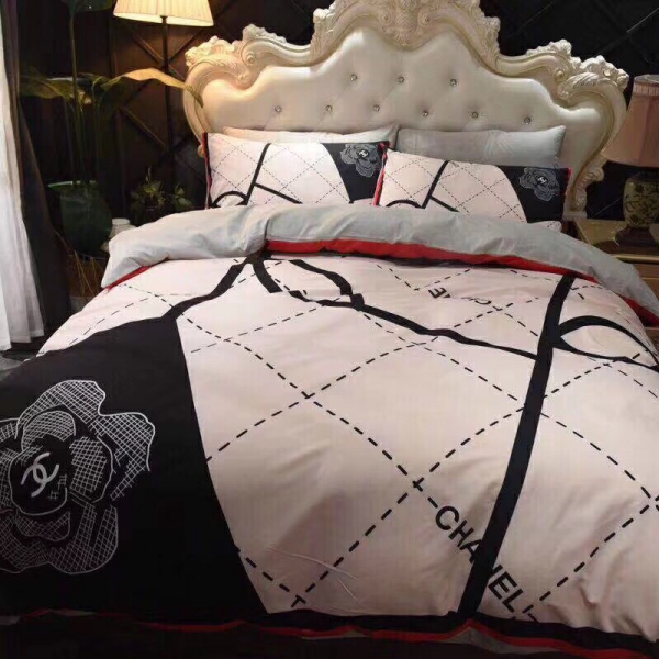 Jogo de Cama Casal 4 pçs. King Size Chanel - Imagem 3