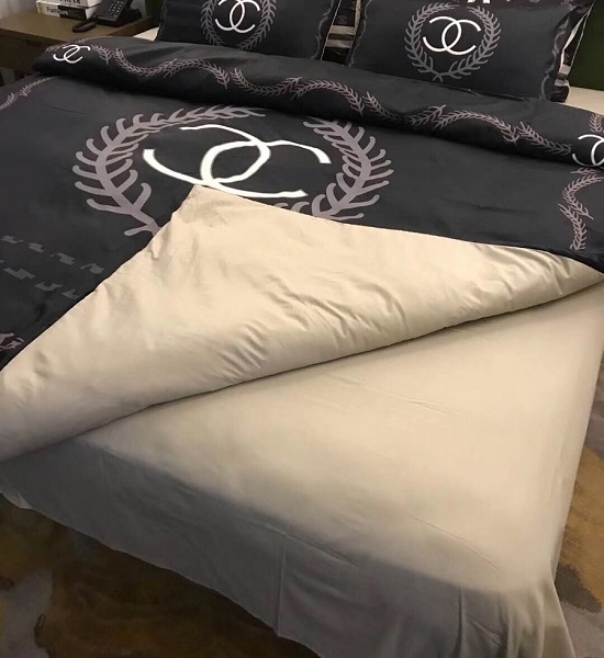 Jogo de Cama Casal 4 pçs. King Size Chanel - Imagem 4