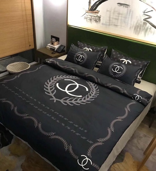 Jogo de Cama Casal 4 pçs. King Size Chanel
