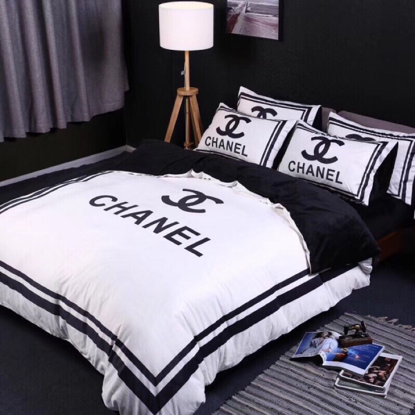 Jogo de Cama Casal 4 pçs. King Size Chanel - Image 2