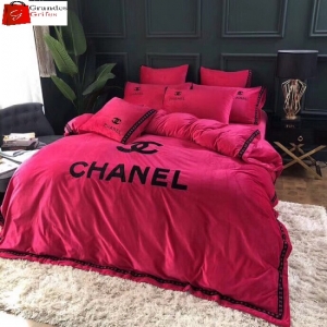 Jogo de Cama Casal 4 pçs. King Size Chanel