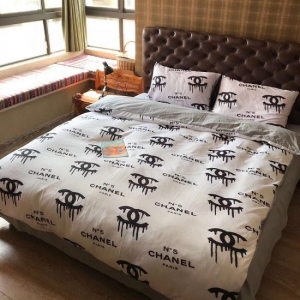 Jogo de Cama Casal 4 pçs. King Size Chanel