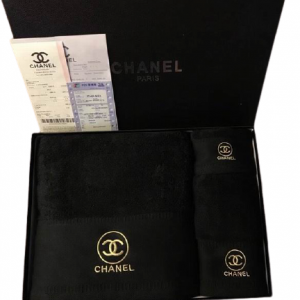 toalhas de banho chanel