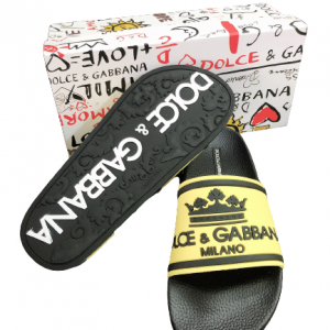 chinelo slide dolce & gabbana