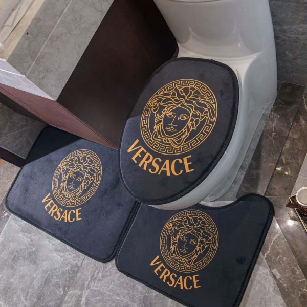 Jogo de Tapetes Para Banheiro Versace