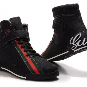 tenis cano alto gucci