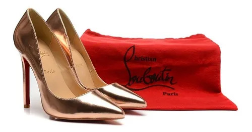 Sapato So kate Dourado Christian Louboutin 12cm.