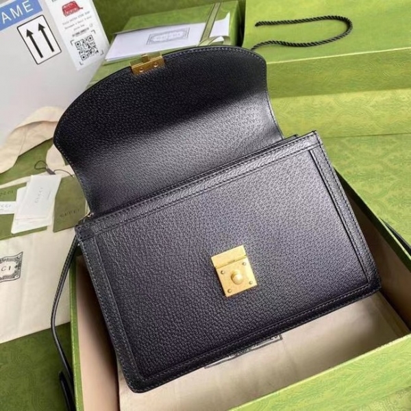 Bolsa Gucci Ophidia pequena com alça superior Web 651055 - Imagem 7