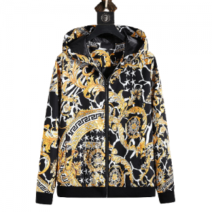 Jaqueta com capuz meduza Versace
